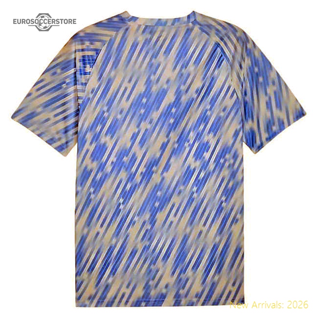 2025-2026 Man City Warm Up Jersey (Silver Sky) (Haaland 9)-Football Jersey Hub