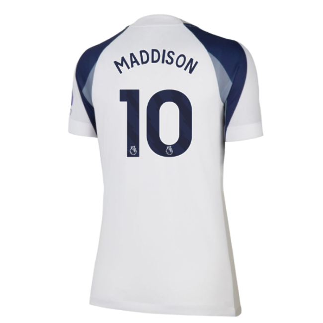 2025-2026 Tottenham Home Shirt (Womens) (Maddison 10)-Football Jersey Hub
