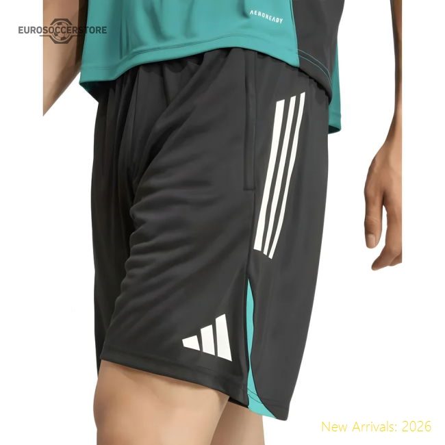 2025-2026 Liverpool EU Training Shorts (Black)-Football Jersey Hub