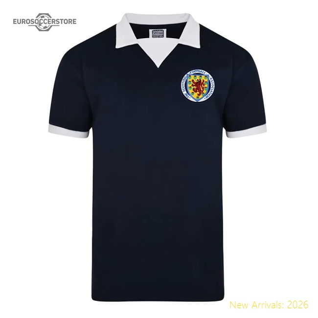 Score Draw Scotland 1974 World Cup Finals Retro Football Shirt-Football Jersey Hub