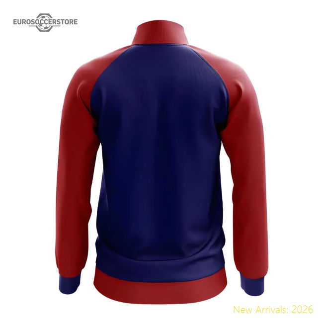 Gambia Concept Football Track Jacket (Blue)-Football Jersey Hub
