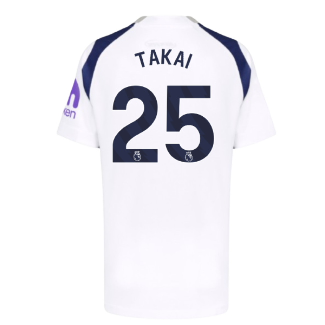 2025-2026 Tottenham Hotspur Home Shirt (Kids) (Takai 25)-Football Jersey Hub