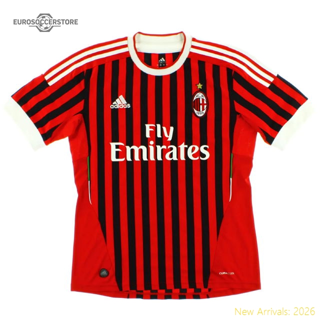 AC Milan 2011-12 Home Shirt (XSB) Pato #7 (Excellent)-Football Jersey Hub