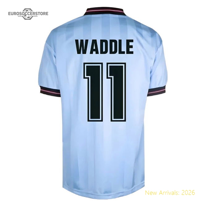 England 1986 World Cup Finals Third Shirt (Waddle 11)-Football Jersey Hub