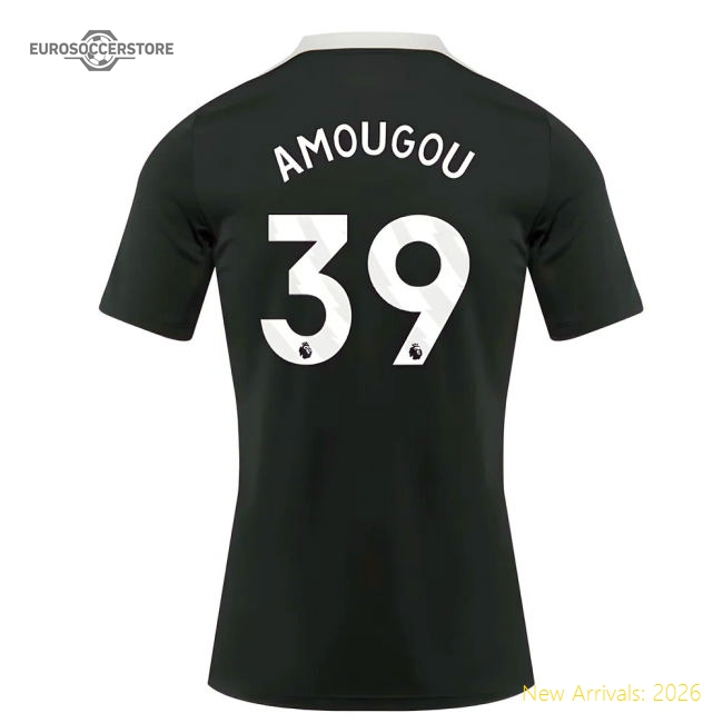 2025-2026 Chelsea Dri-Fit Strike Training Shirt (Green) (Amougou 39)-Football Jersey Hub