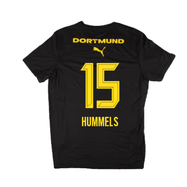 2024-2025 Borussia Dortmund Casuals Tee (Black) (Hummels 15)-Football Jersey Hub