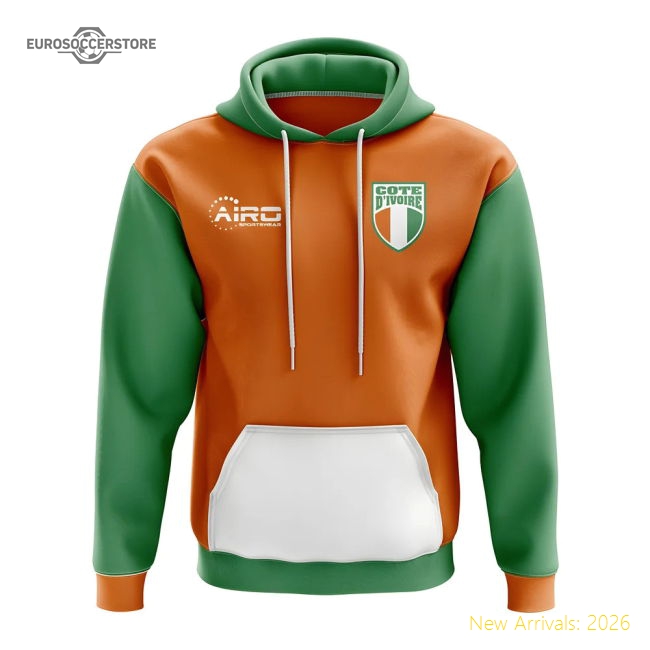 Cote D'Ivore Concept Country Football Hoody (Orange)-Football Jersey Hub