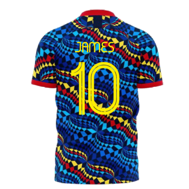 Colombia 2025-2026 Fourth Concept Football Kit (Libero) (JAMES 10)-Football Jersey Hub