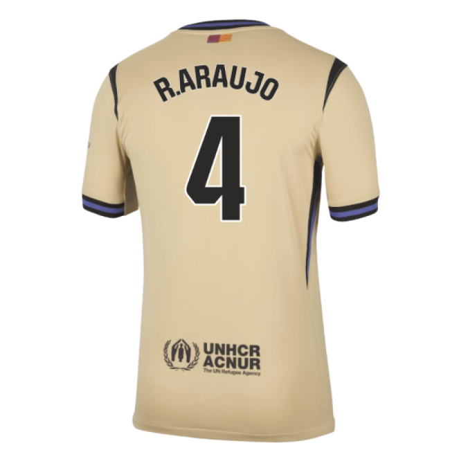 2025-2026 Barcelona Away Shirt (R.Araujo 4)-Football Jersey Hub