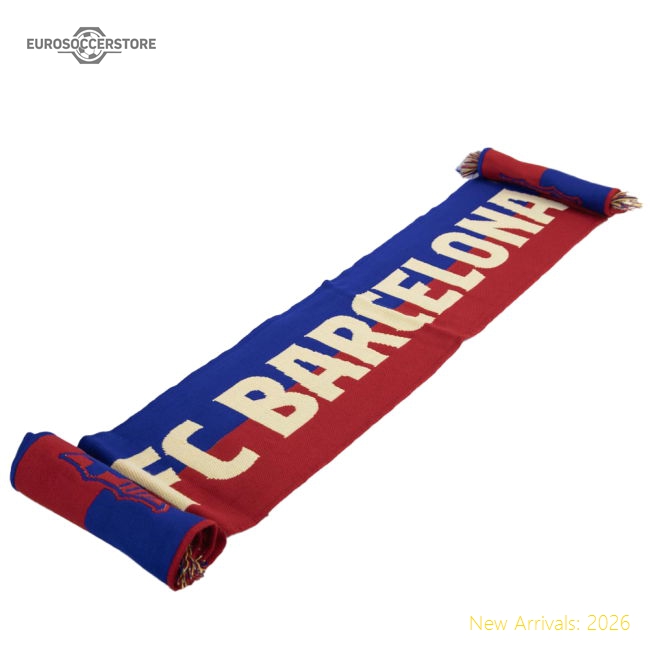 FC Barcelona Colour Split Scarf-Football Jersey Hub