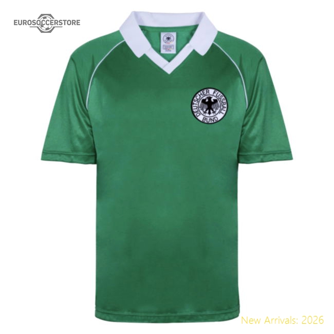 1980 West Germany Away European Championship Shirt-Football Jersey Hub