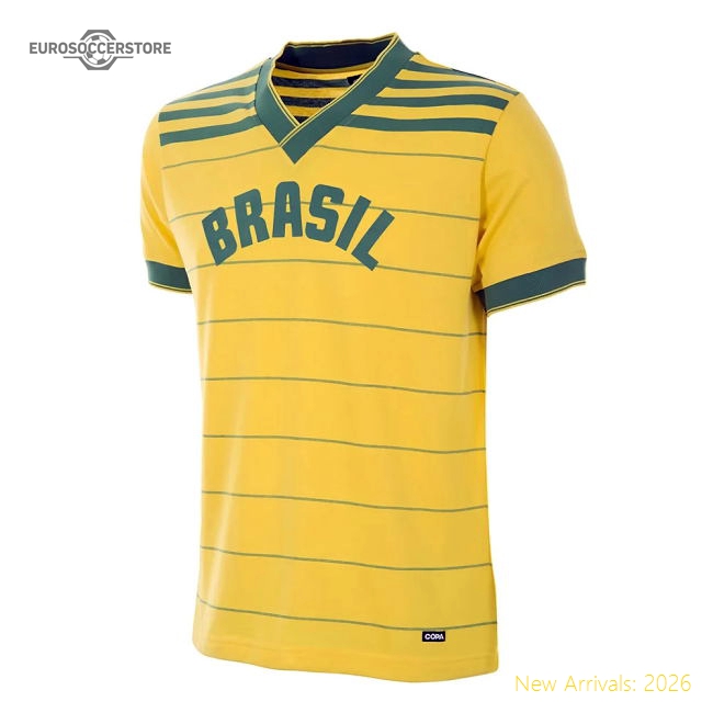 Brazil 1984 Retro Football Shirt-Football Jersey Hub