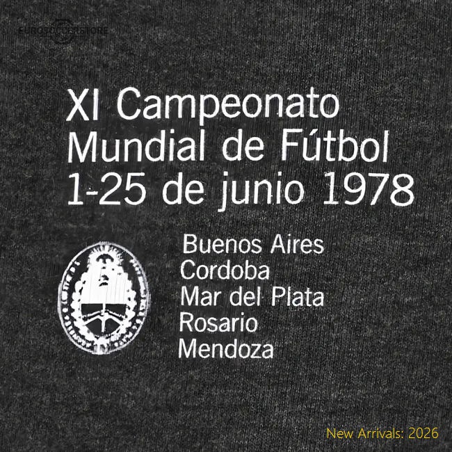 Pennarello: World Cup - Argentina 1978 Sweatshirt - Charcoal-Football Jersey Hub