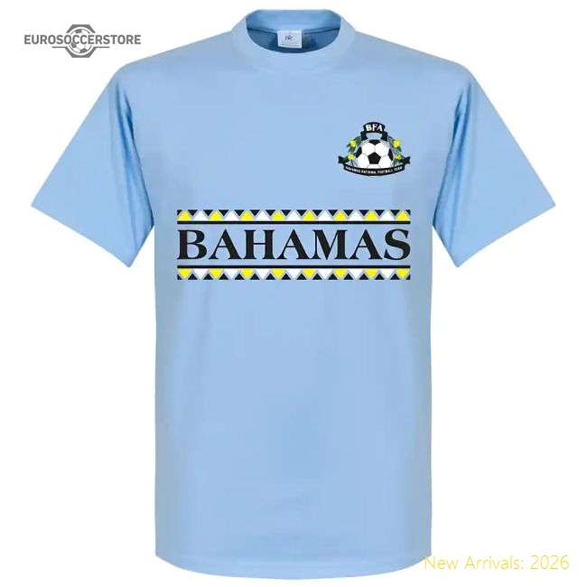 Bahamas Team T-Shirt - Sky-Football Jersey Hub