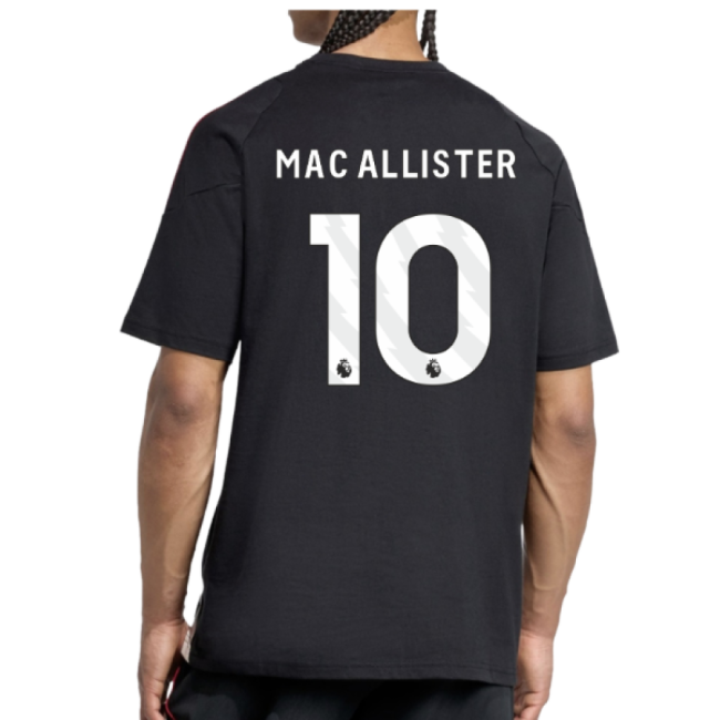 2025-2026 Liverpool Training Tee (Black) (Mac Allister 10)-Football Jersey Hub