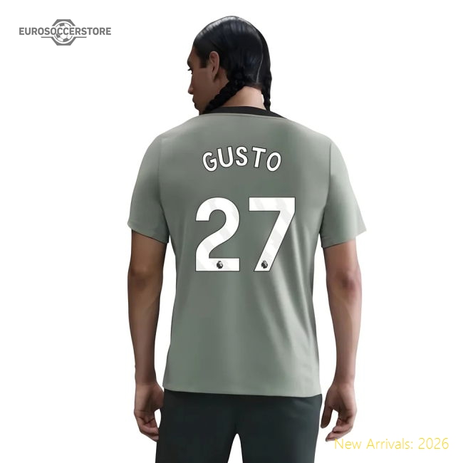 2025-2026 Chelsea Strike Training Shirt (Jade Green) (Gusto 27)-Football Jersey Hub