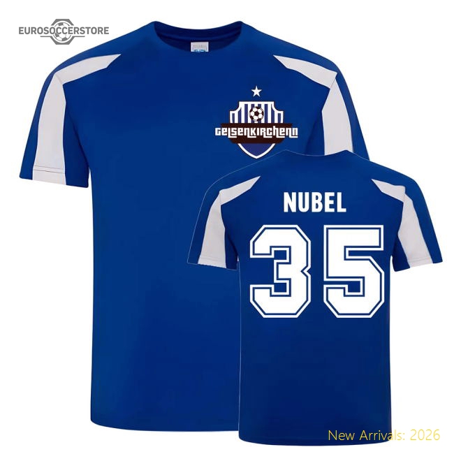 Alexander Nubel Schalke Sports Training Jersey (Blue)-Football Jersey Hub