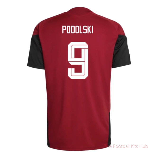 2026/27 Germany Training Jersey (Red) (Podolski 9)