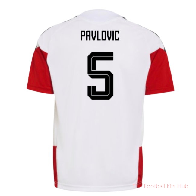 2026/27 Germany Training Jersey (White) - Kids (Pavlovic 5)