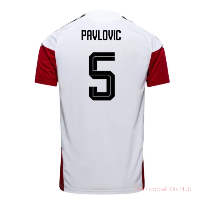 2026/27 Germany Training Jersey (White) (Pavlovic 5)