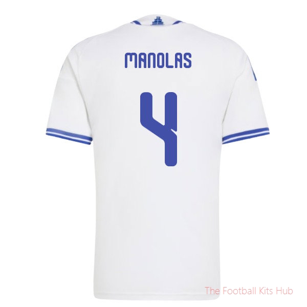 2026/27 Greece Home Shirt (Manolas 4)