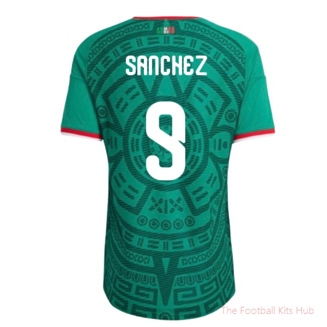 2026/27 Mexico Authentic Home Shirt (Sanchez 9)