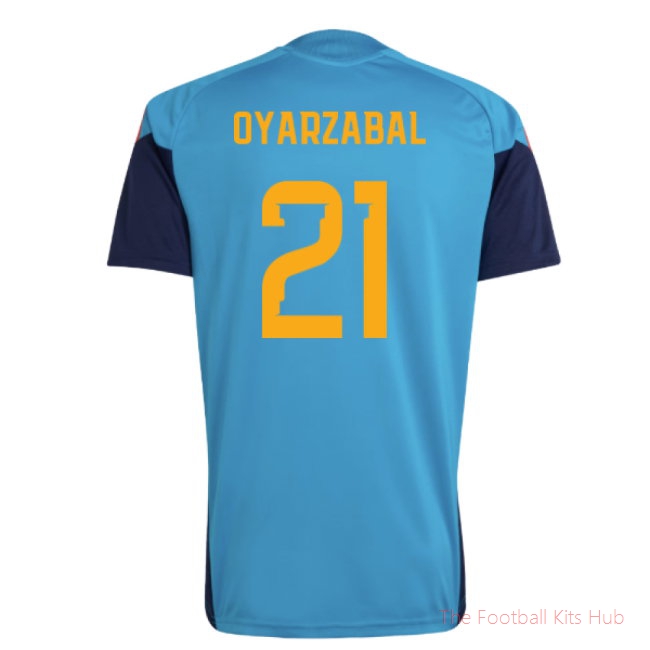 2026/27 Spain Training Jersey (Bold Aqua) (Oyarzabal 21)