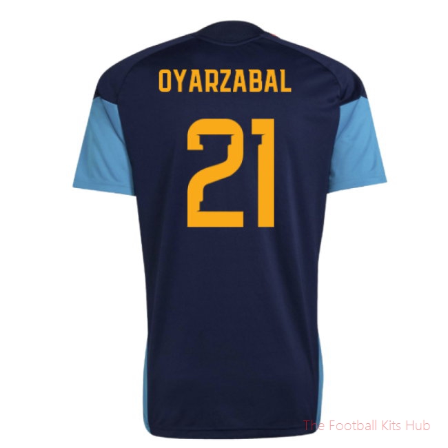2026/27 Spain Training Jersey (Night Indigo) (Oyarzabal 21)