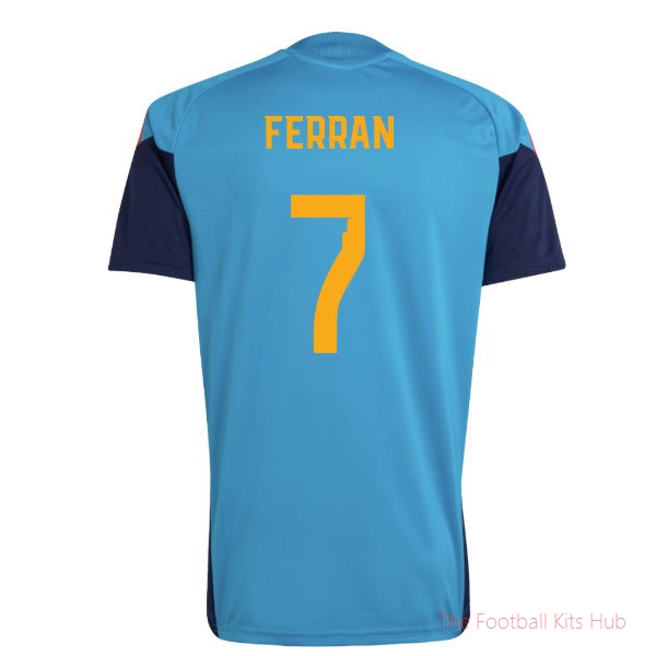 2026/27 Spain Training Jersey (Bold Aqua) (Ferran 7)