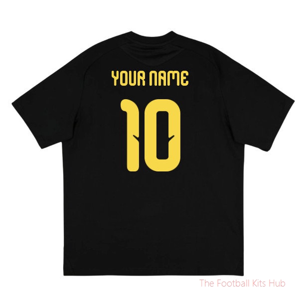 2026/27 Jamaica Tiro Travel Tee (Black) (Your Name)