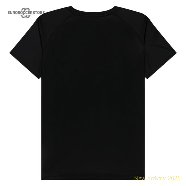 Newcastle Poly T-Shirt (Black) - Kids-Football Jersey Hub