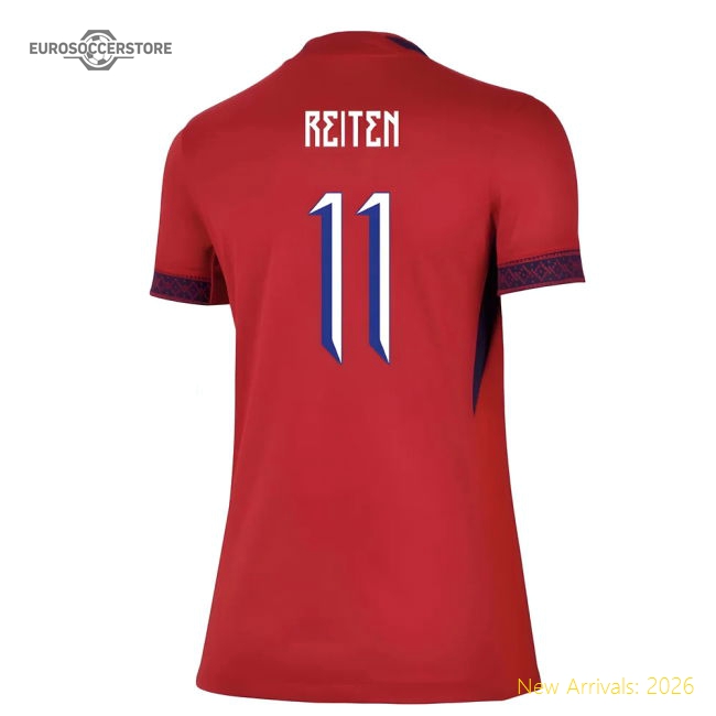 2025-2026 Norway Womens Team Home Shirt (Ladies) (Reiten 11)-Football Jersey Hub