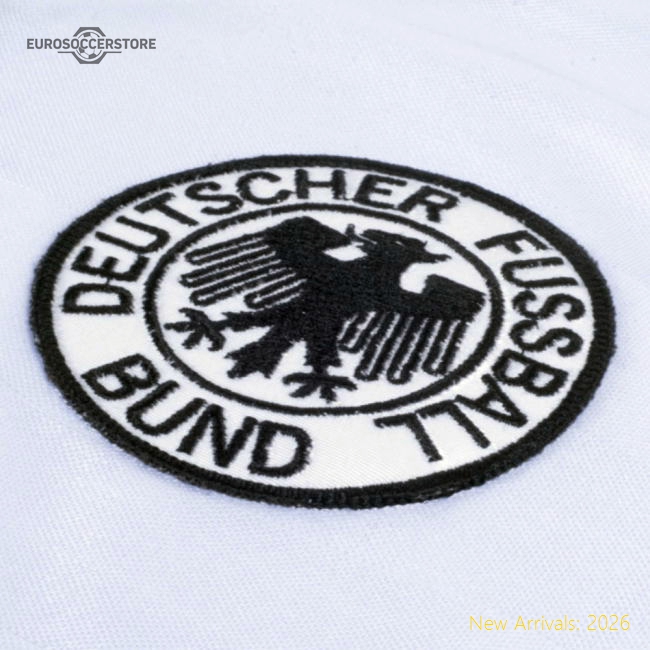 West Germany 1984 Retro Home Shirt-Football Jersey Hub
