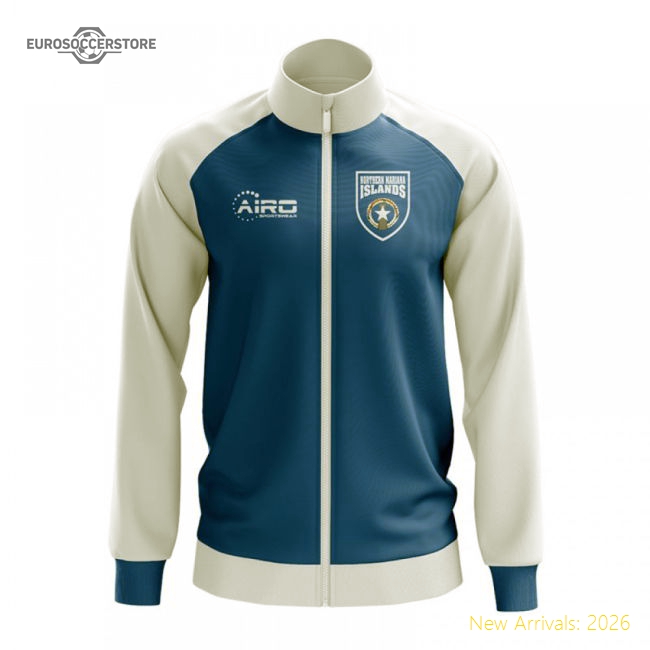 Northern Mariana Concept Football Track Jacket (Blue)-Football Jersey Hub