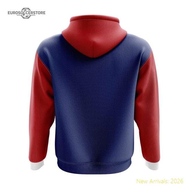 Czech Republic Concept Country Football Hoody (Navy)-Football Jersey Hub