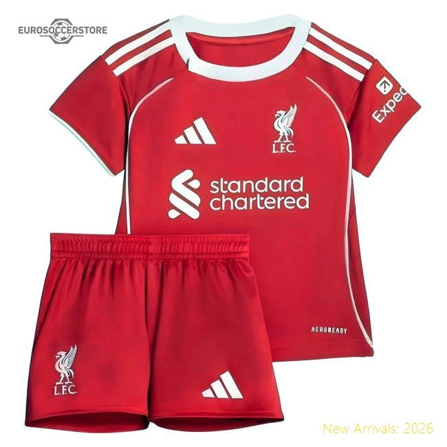 2025-2026 Liverpool Home Baby Kit-Football Jersey Hub