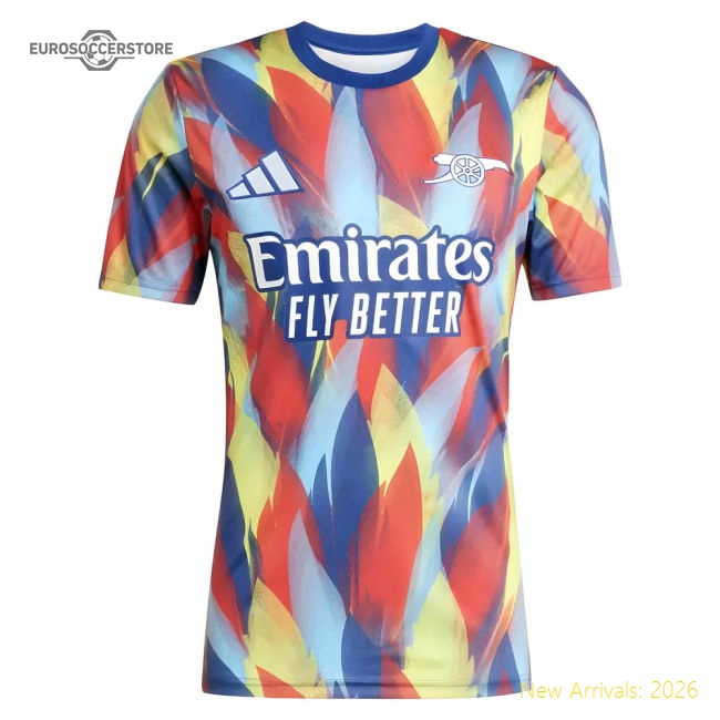 2025-2026 Arsenal Pre-Match Shirt (Victory Blue) - Kids-Football Jersey Hub