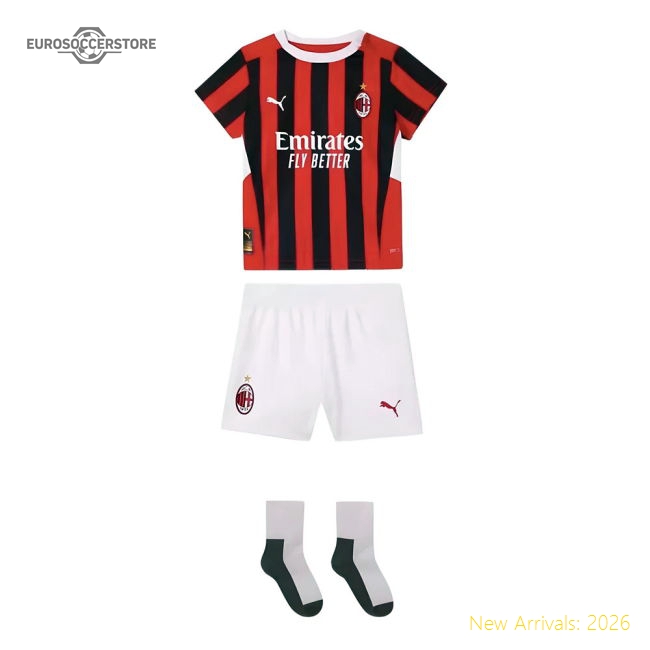 2024-2025 AC Milan Home Baby Kit-Football Jersey Hub