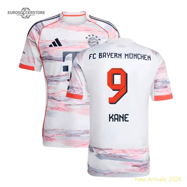 2025-2026 Bayern Munich Away Shirt (Kane 9)-Football Jersey Hub