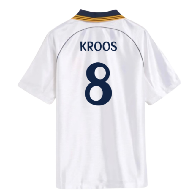 1998-2000 Real Madrid Reissue Home Shirt (Kroos 8)-Football Jersey Hub