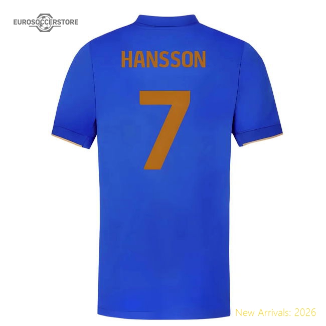 2025-2026 Birmingham City Home Shirt (Kids) (Hansson 7)-Football Jersey Hub