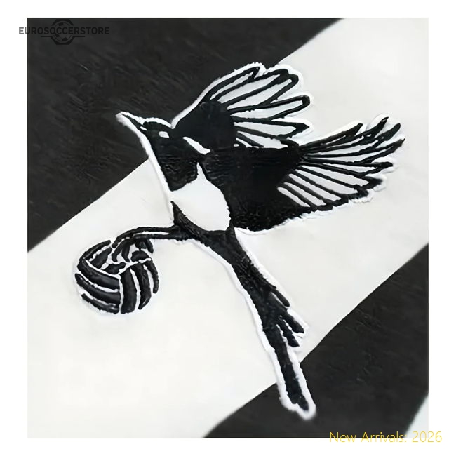 Newcastle Shearer Tribute Magpie Retro Football Shirt-Football Jersey Hub