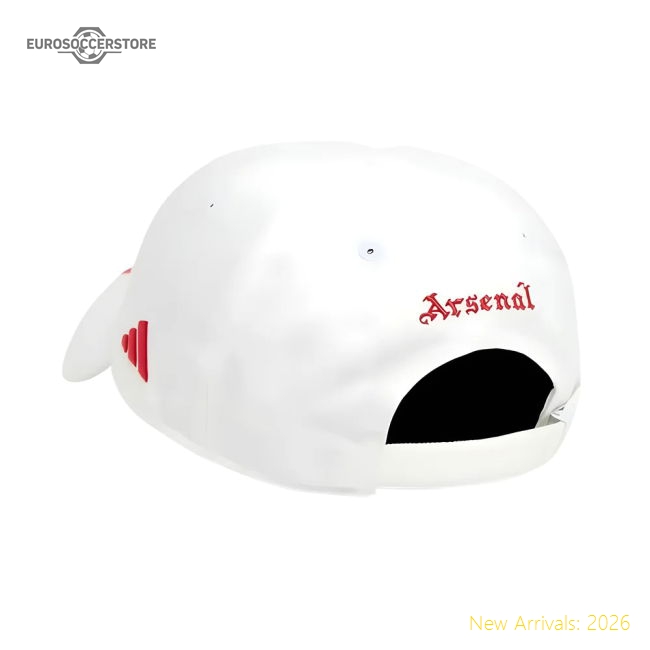 2025-2026 Arsenal Baseball Cap (White)-Football Jersey Hub