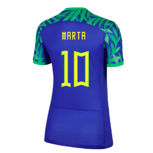 2023-2024 Brazil WWC Away Shirt (Ladies) (Marta 10)-Football Jersey Hub