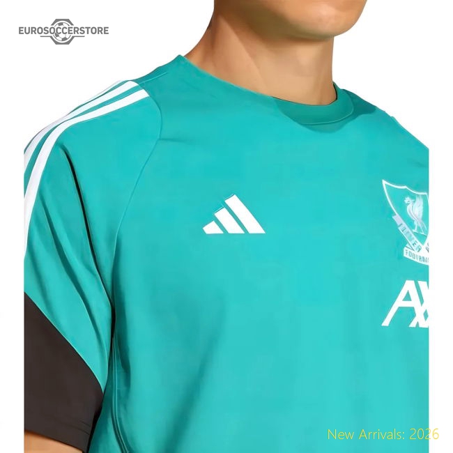 2025-2026 Liverpool EU Training Tee (Green)-Football Jersey Hub