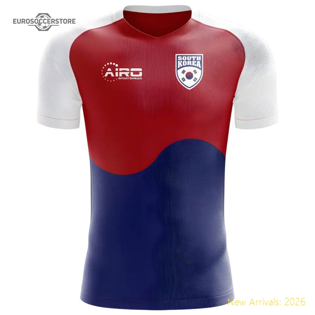 2025-2026 South Korea Flag Concept Football Shirt-Football Jersey Hub