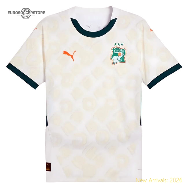 2024-2025 Ivory Coast Away Shirt-Football Jersey Hub