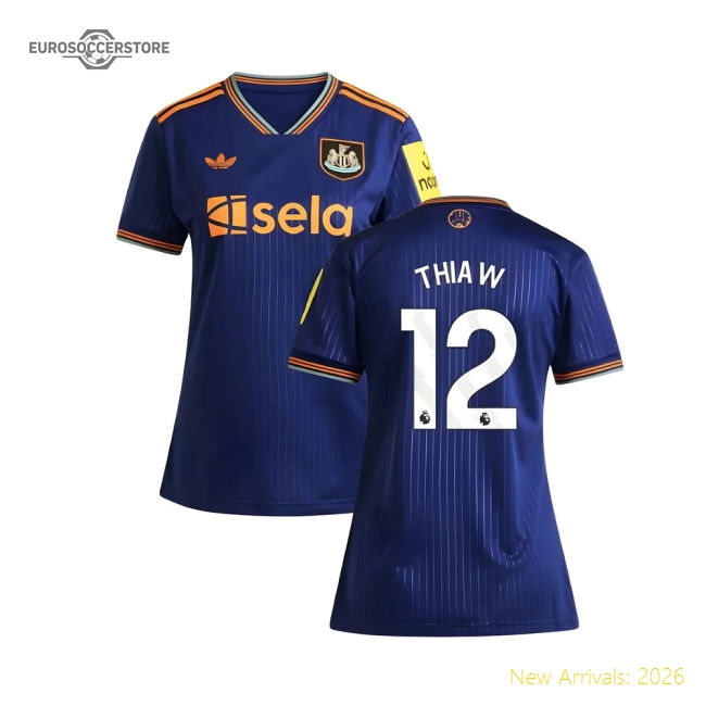2025-2026 Newcastle Third Shirt (Womens) (Thiaw 12)-Football Jersey Hub