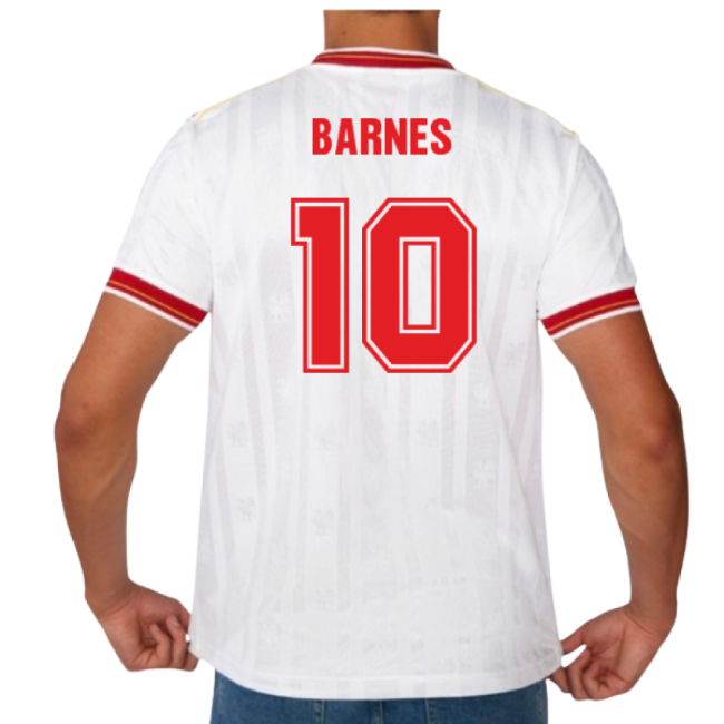 1986 Liverpool Away Crown Paints Retro Shirt (BARNES 10)-Football Jersey Hub