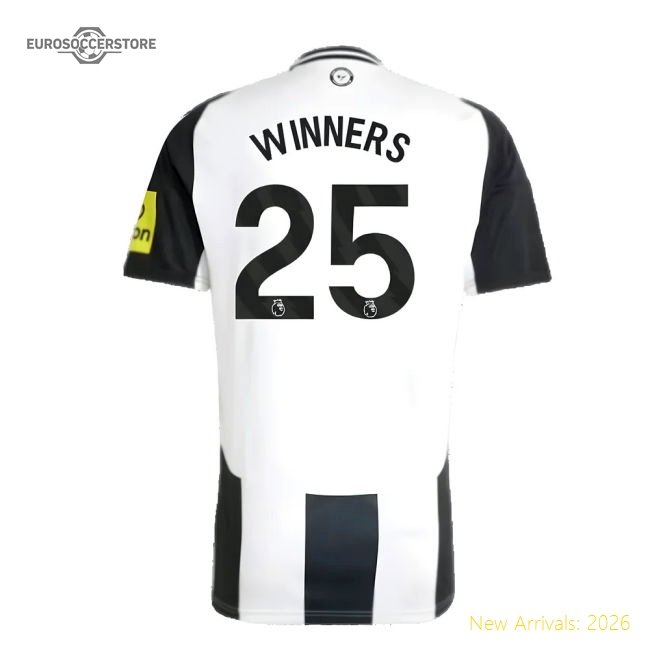 2024-2025 Newcastle Home Shirt (Winners 25)-Football Jersey Hub